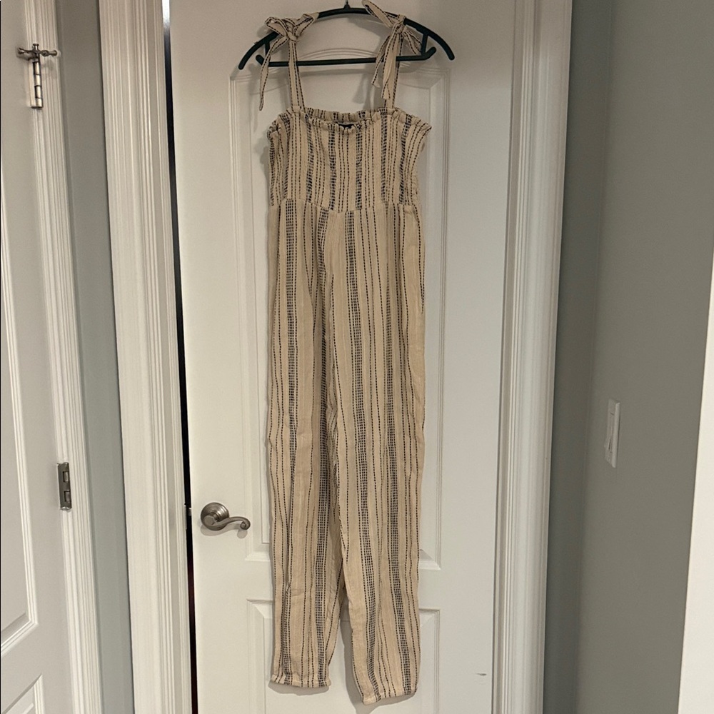 Hatch maternity striped Jumpsuit